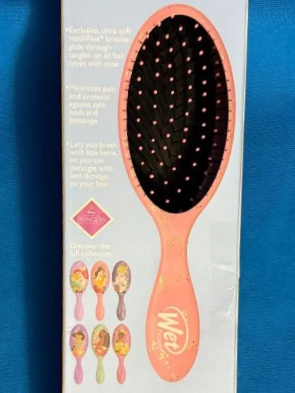 NEW & LIMITED EDITION ULTIMATE PRINCESS BELLE WET BRUSH ORIGINAL DETANGLER BRUSH